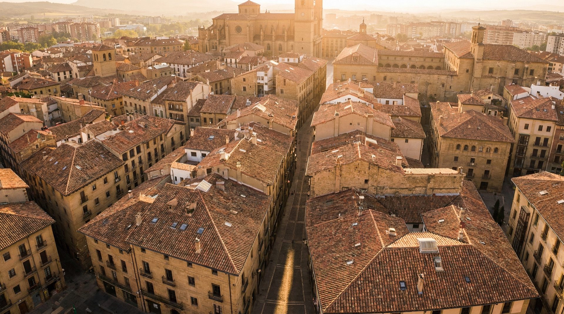 Vista del Casco Antiguo de Pamplona - Apartamentos turísticos